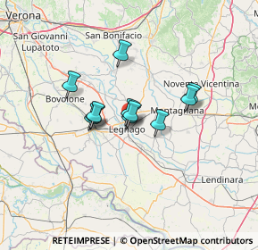 Mappa Via Nino Bixio, 37045 Legnago VR, Italia (8.82818)