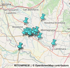 Mappa Via Nino Bixio, 37045 Legnago VR, Italia (9.0425)