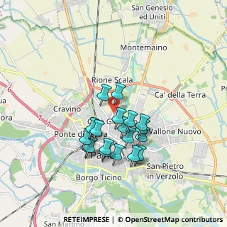 Mappa Via Trecourt, 27100 Pavia PV, Italia (1.4575)
