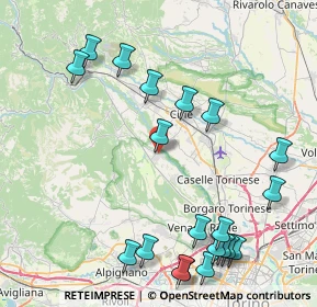 Mappa Via Paolo Braccini, 10070 Robassomero TO, Italia (10.248)