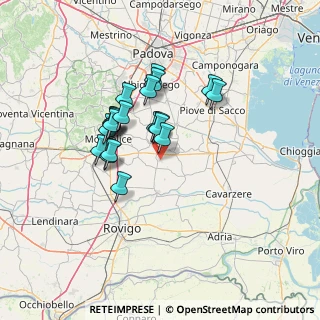 Mappa Via Str. Quinta, 35023 Bagnoli di Sopra PD, Italia (10.952)