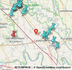 Mappa Strada Provinciale, 26841 Brembio LO, Italia (11.1095)