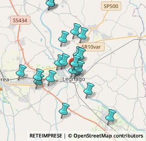 Mappa Via Puglie, 37045 Legnago VR, Italia (3.1865)