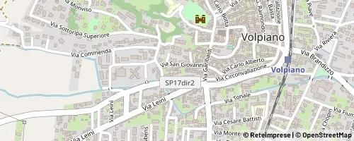 Mappa Volpiano