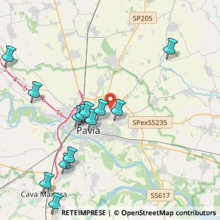 Mappa Via Giuseppe Marchesi, 27100 Pavia PV, Italia (4.88462)