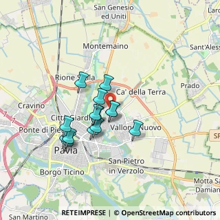 Mappa Via Giuseppe Marchesi, 27100 Pavia PV, Italia (1.34857)