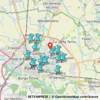 Mappa Via Giuseppe Marchesi, 27100 Pavia PV, Italia (1.63857)