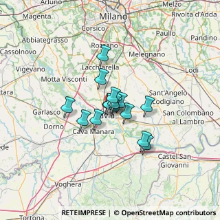 Mappa Via Giuseppe Marchesi, 27100 Pavia PV, Italia (7.86733)