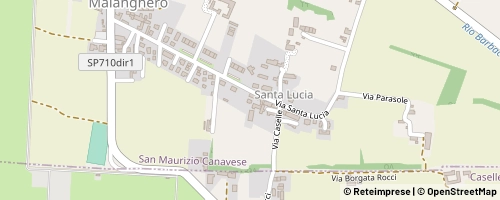 Mappa San Maurizio Canavese