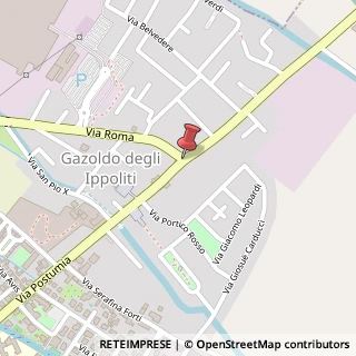 Mappa Via Postumia, 28, 46040 Gazoldo degli Ippoliti, Mantova (Lombardia)