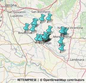 Mappa Via Alberti, 37045 Legnago VR, Italia (8.4395)