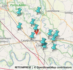 Mappa Via G.Brera, 26827 Terranova dei Passerini LO, Italia (6.58385)