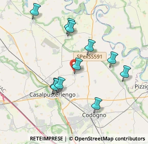 Mappa Via G.Brera, 26827 Terranova dei Passerini LO, Italia (3.66636)