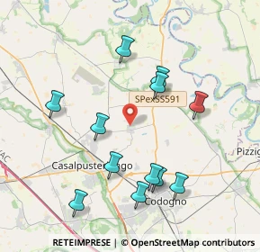 Mappa Via G.Brera, 26827 Terranova dei Passerini LO, Italia (3.97167)
