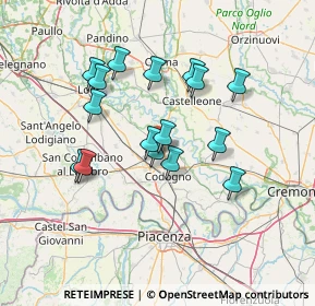 Mappa Via G.Brera, 26827 Terranova dei Passerini LO, Italia (12.2875)