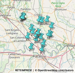 Mappa Via G.Brera, 26827 Terranova dei Passerini LO, Italia (10.519)