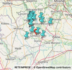 Mappa Via delle Azalee, 27026 Garlasco PV, Italia (11.4045)