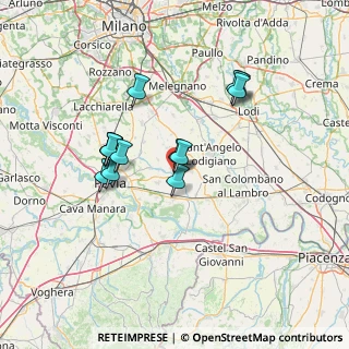 Mappa Via XXV Aprile, 27010 Copiano PV, Italia (11.96923)