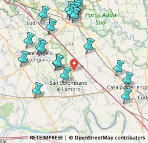 Mappa Via A. Gramsci, 26812 Borghetto Lodigiano LO, Italia (9.3515)