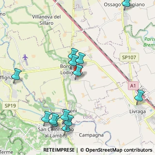 Mappa Via A. Gramsci, 26812 Borghetto Lodigiano LO, Italia (2.69071)