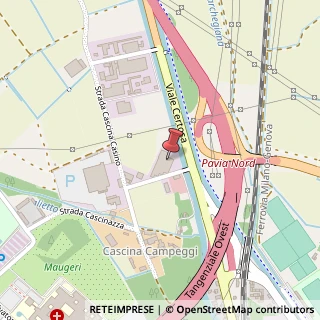 Mappa Strada Campeggi, Nr 1, 27100 Pavia, Pavia (Lombardia)