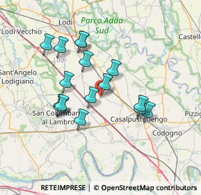 Mappa Via Generale Carlo Alberto Dalla Chiesa, 26822 Brembio LO, Italia (6.30125)