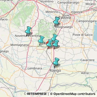 Mappa Via Albere, 35043 Monselice PD, Italia (10.55636)