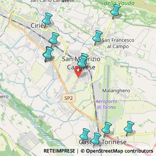 Mappa Via Ceretta Inf., 10077 San Maurizio Canavese TO, Italia (2.75)