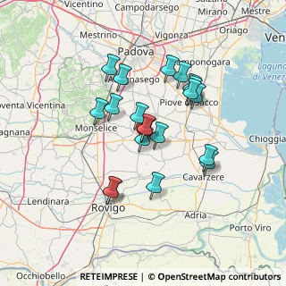 Mappa Via I Strada, 35026 Conselve PD, Italia (11.5865)