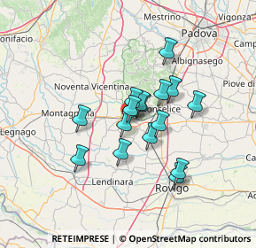 Mappa Via Sperone, 35042 Este PD, Italia (9.82625)