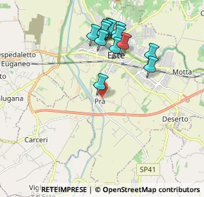 Mappa Via Sperone, 35042 Este PD, Italia (1.85846)