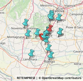 Mappa Via Crosara, 35042 Este PD, Italia (11.02471)