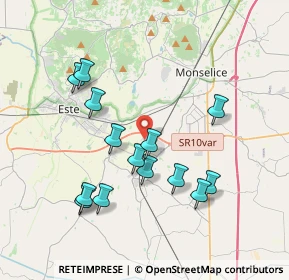 Mappa Via Crosara, 35042 Este PD, Italia (3.69857)