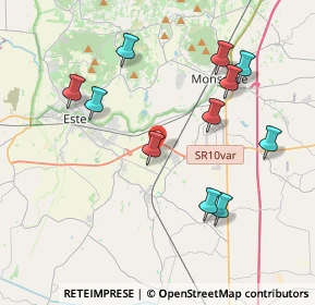 Mappa Via Crosara, 35042 Este PD, Italia (4.08545)