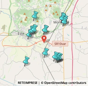 Mappa Via Crosara, 35042 Este PD, Italia (3.59333)