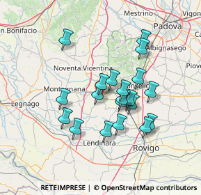 Mappa Via Martiri di Marzabotto, 35045 Ospedaletto Euganeo PD, Italia (11.749)