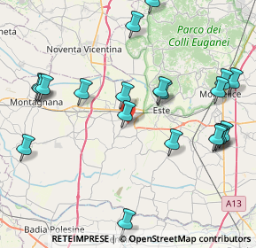 Mappa Via Martiri di Marzabotto, 35045 Ospedaletto Euganeo PD, Italia (9.4485)