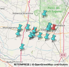 Mappa Via Martiri di Marzabotto, 35045 Ospedaletto Euganeo PD, Italia (5.75375)