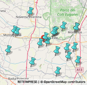 Mappa Via Martiri di Marzabotto, 35045 Ospedaletto Euganeo PD, Italia (8.391)