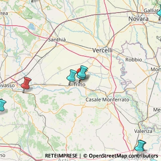 Mappa Strada statale 455 vercelli pontestura, 13039 Trino VC, Italia (34.13133)