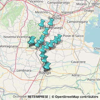 Mappa 35020 Tribano PD, Italia (10.5285)