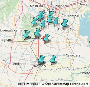 Mappa 35020 Tribano PD, Italia (13.341)