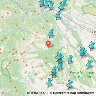 Mappa Via Fiano, 10070 Varisella TO, Italia (5.9835)