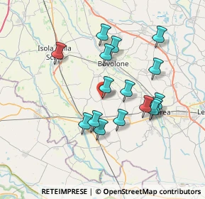 Mappa Via San Giuseppe, 37056 Salizzole VR, Italia (6.55688)