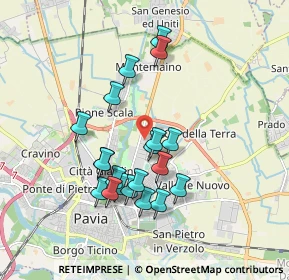 Mappa Via Cassani C.C, 27100 Pavia PV, Italia (1.6535)