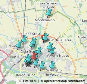 Mappa Via Cassani C.C, 27100 Pavia PV, Italia (1.8755)