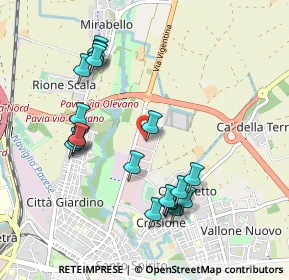 Mappa Centro Commerciale Carrefour, 27100 Pavia PV, Italia (1.0045)