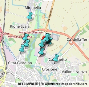 Mappa Strada Vigentina Ang, 27100 Pavia PV, Italia (0.434)