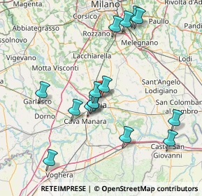 Mappa Via Cassani C.C, 27100 Pavia PV, Italia (15.664)