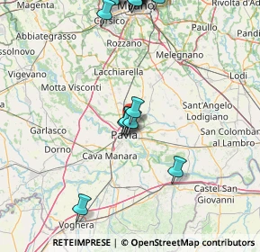 Mappa Via Cassani C.C, 27100 Pavia PV, Italia (20.8555)